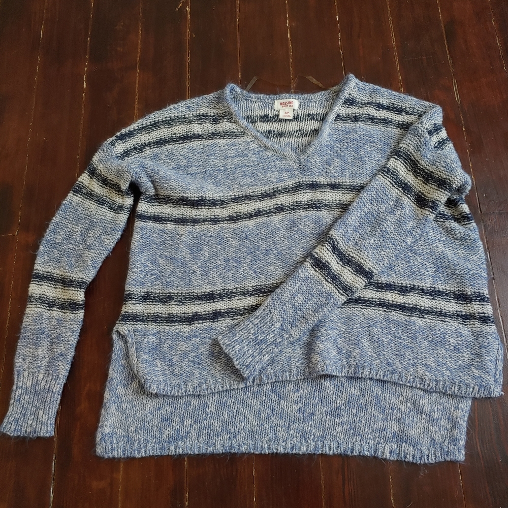 Striped Crop Sweater